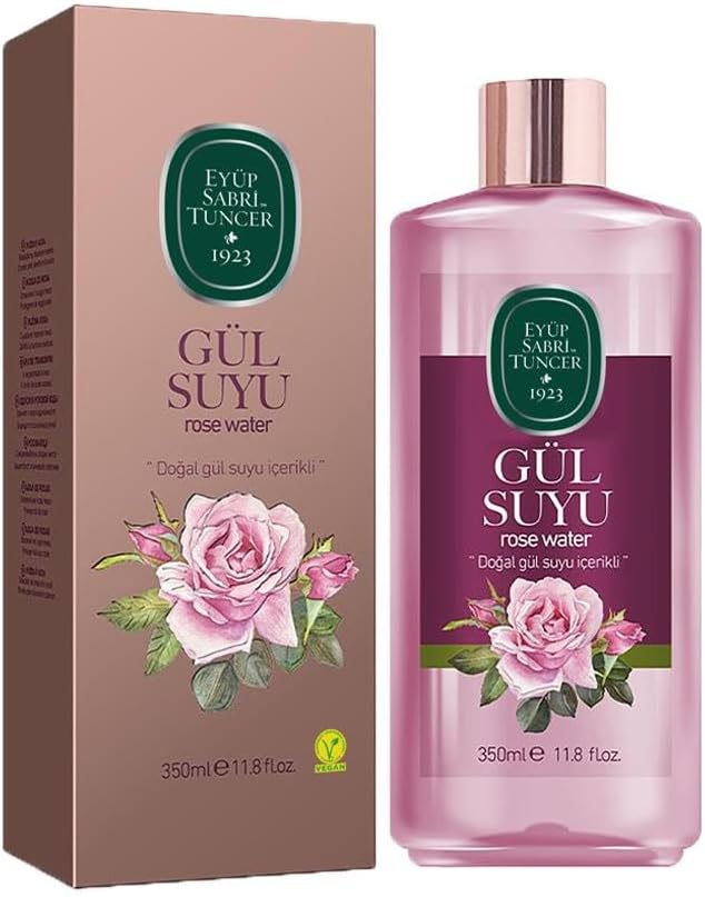 Pure Eyüp Sabri Tuncer Natural Rose Water 350ml for Refreshing Skin Care