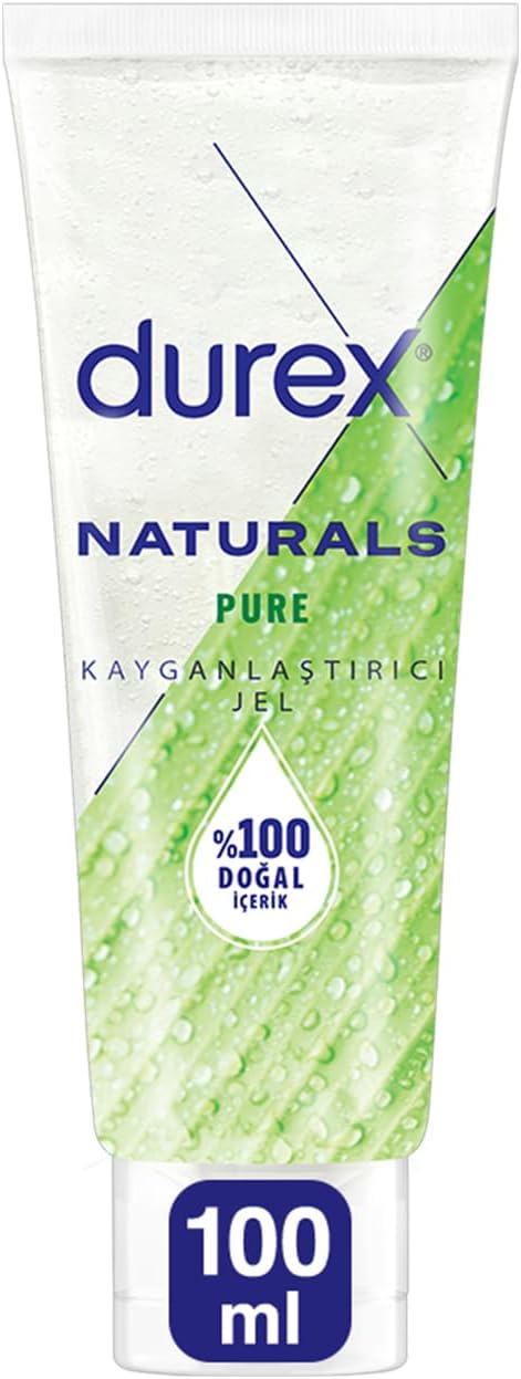 Durex Naturals Pure Water-Based Lubricant Gel 100ml - Gentle Intimate Comfort