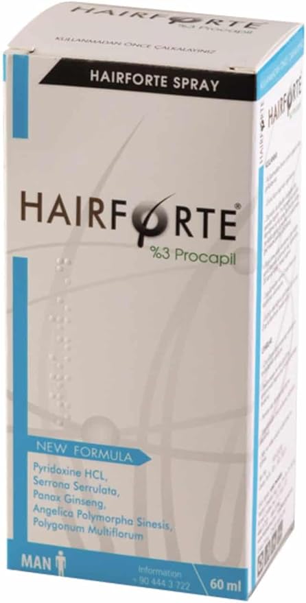 Hairforte PROCAPIL DHT Blocker Spray for Hereditary Anti-Hair Loss Treatment