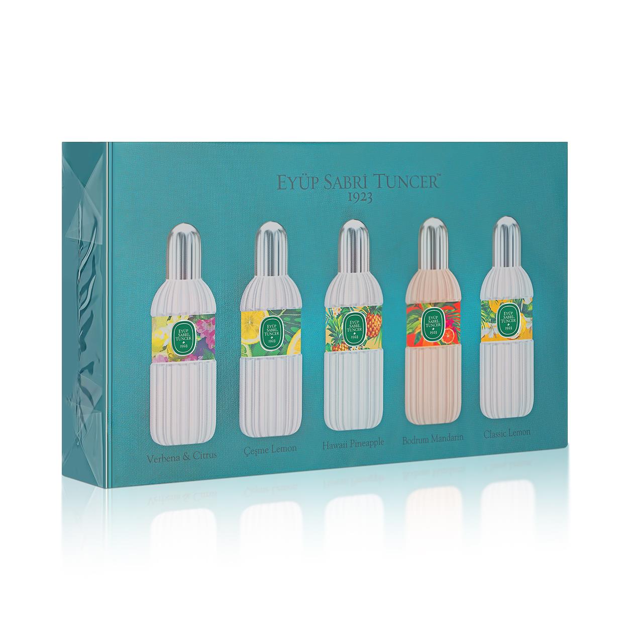 Eyüp Sabri Tuncer 5-Piece 16ml Citrus Cologne Travel Set - Refreshing Fragrance