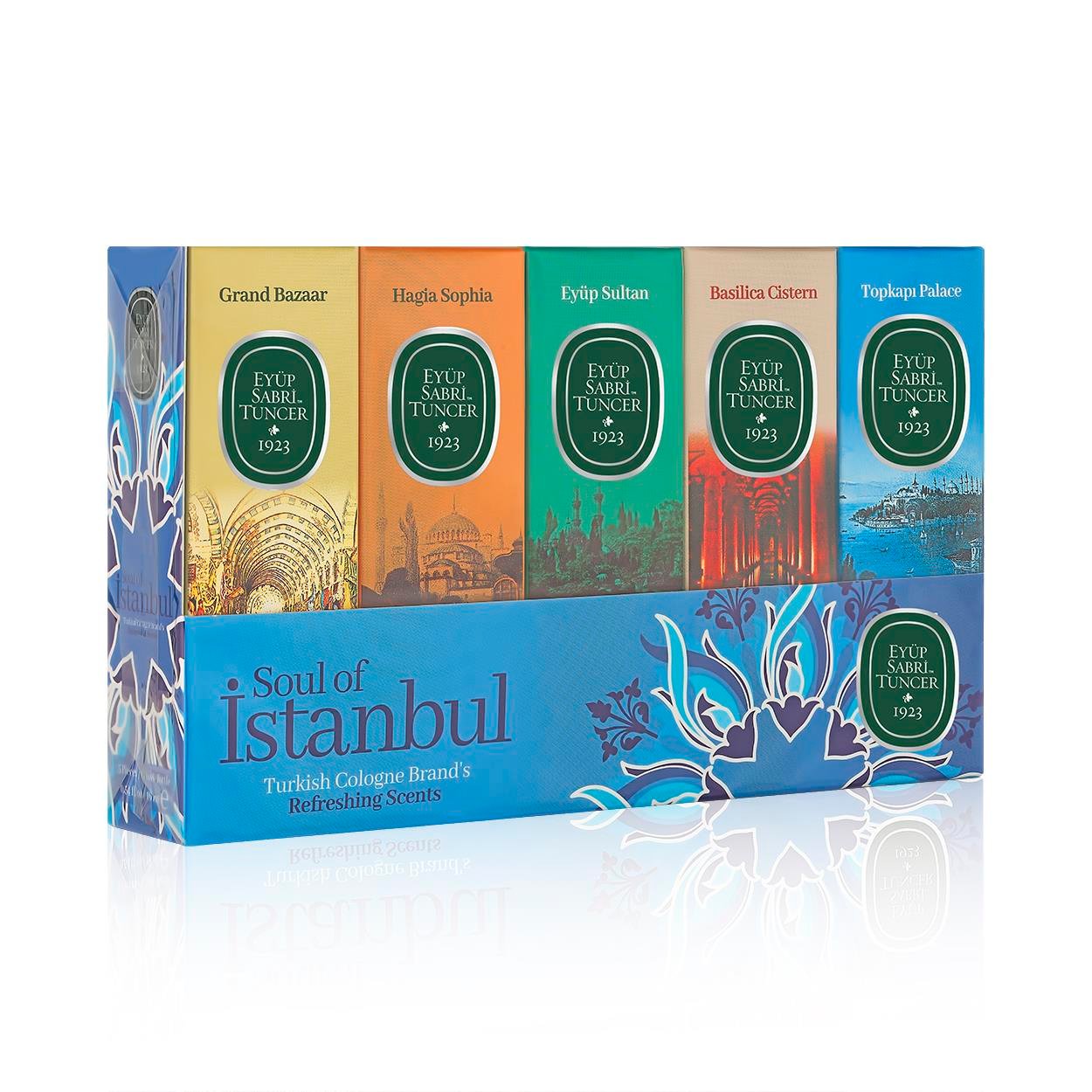 Eyüp Sabri Tuncer Soul of Istanbul Mini Cologne Gift Set, 5 x 16ml Travel Fragrances