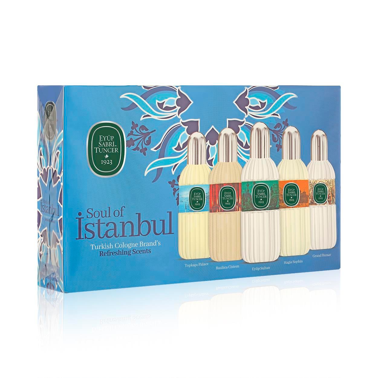 Eyüp Sabri Tuncer Soul of Istanbul Mini Cologne Gift Set, 5 x 16ml Travel Fragrances