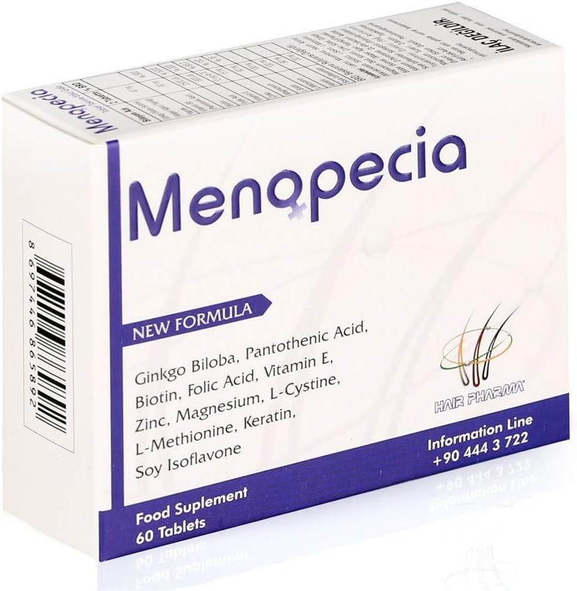Menopecia Menopause Hair Loss Solution: Essential Vitamins & Minerals for Stronger Hair