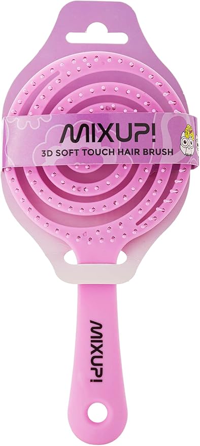 Mixup! Organic Purple Soft Touch Detangling Hair Brush for Gentle Styling