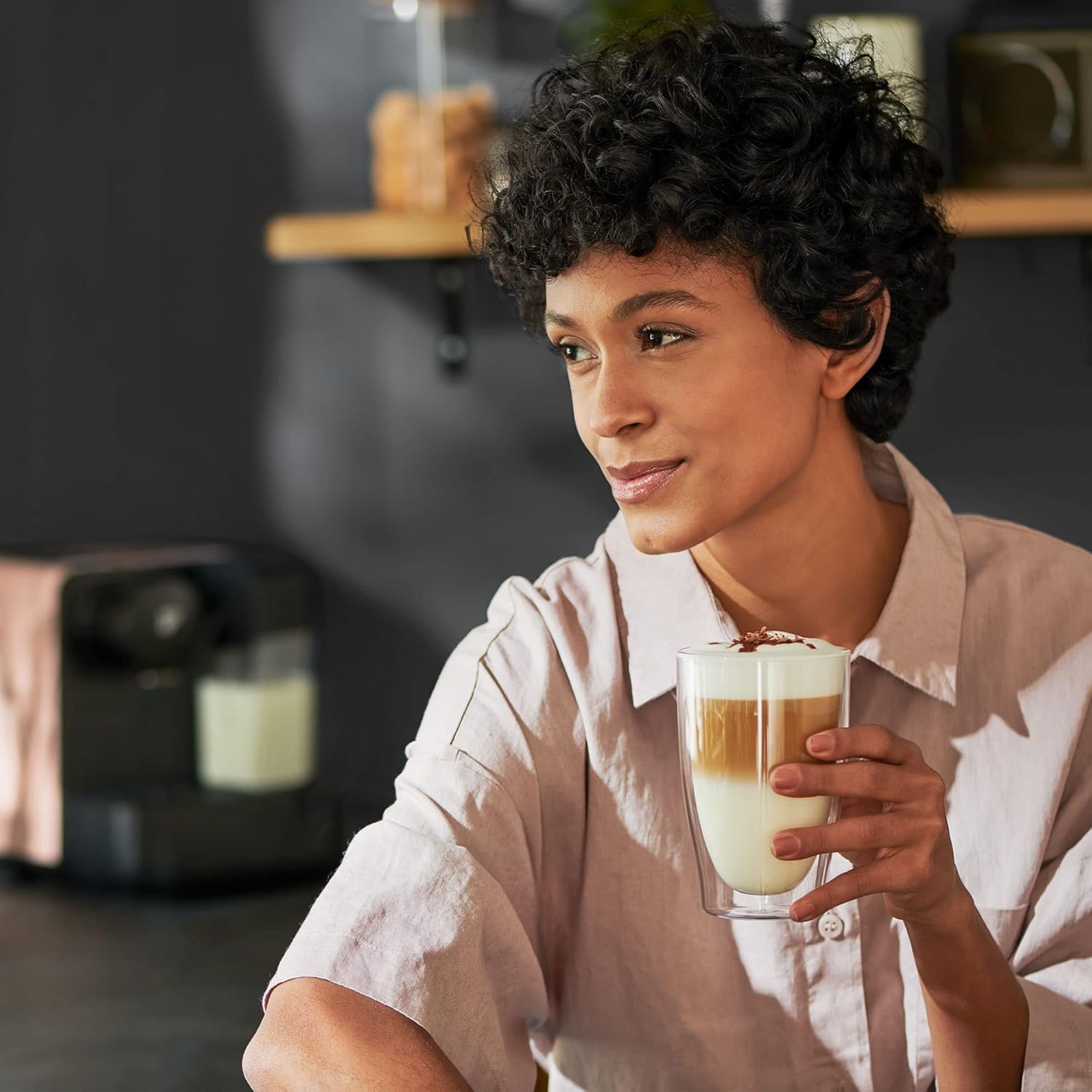 Tchibo Espresso Double Choc Coffee Capsules - Rich Chocolate Flavor, 10 Count