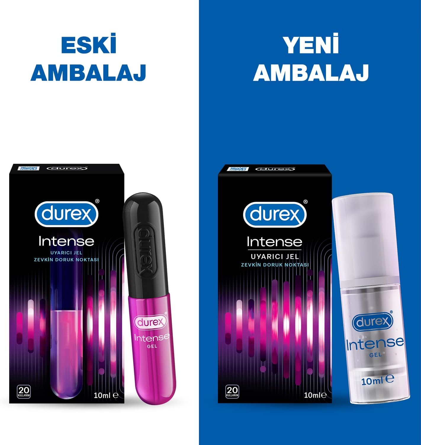 Durex Intense Stimulating Gel 10ml for Enhanced Female Pleasure and Sensitivity