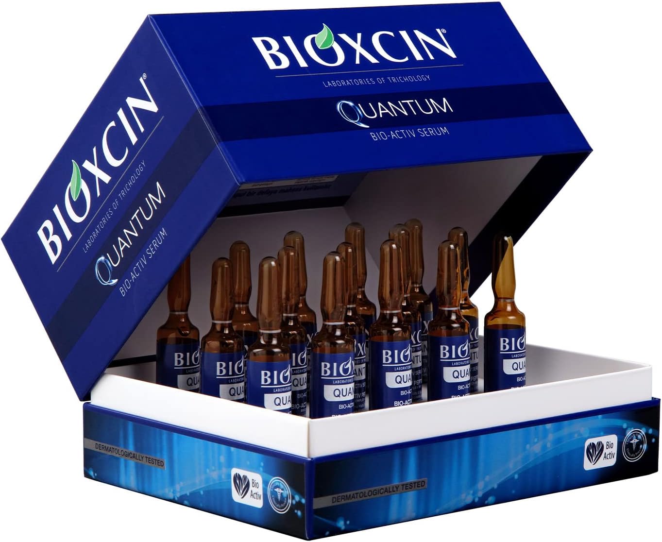 Bioxcin Quantum Bio-Activ Hair Thickening Serum Ampoules, 15x6ml 1-Month Supply