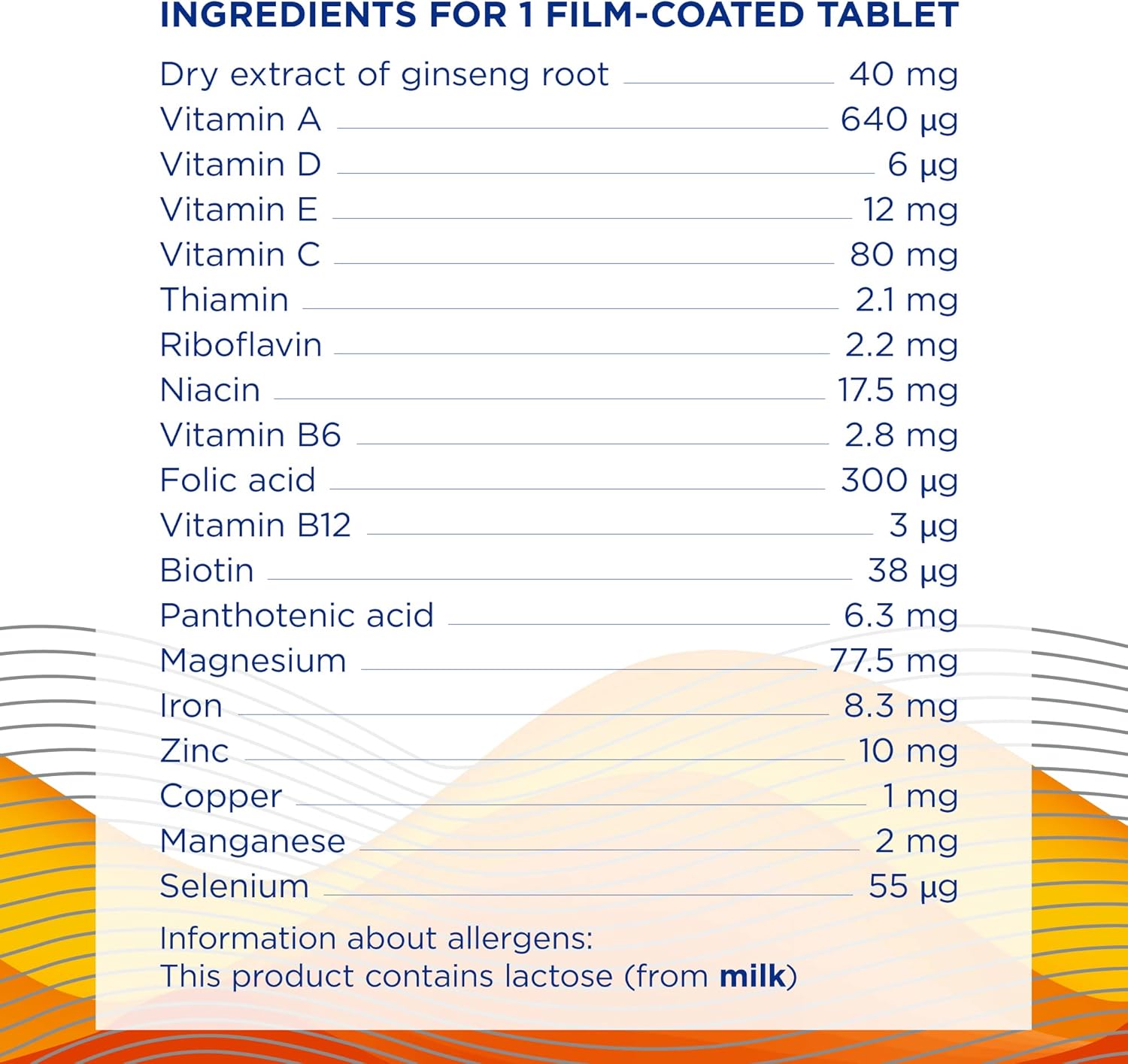 Pharmaton Daily Multivitamin Capsules with Ginseng G115 for Energy & Focus 30 Count