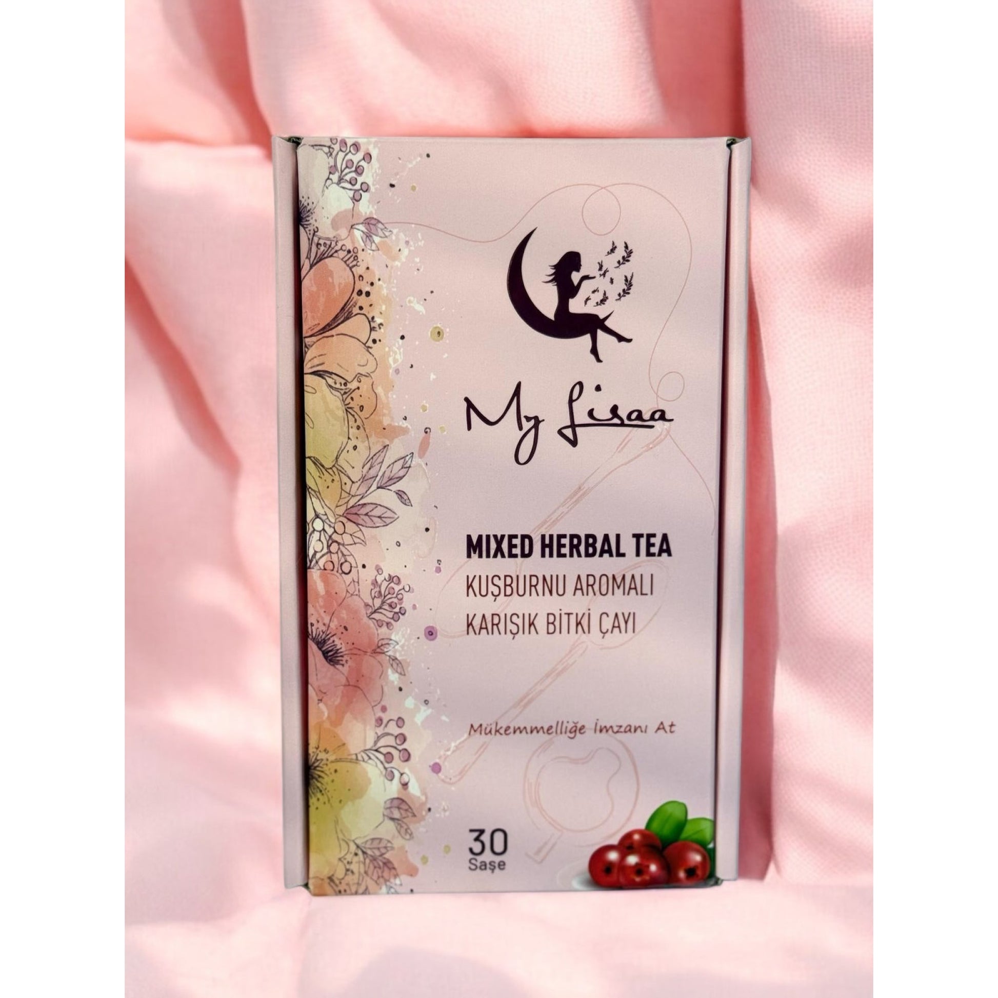 My Lisaa Mixed Herbal Tea Rosehip Flavored 30 Sachets Detox Wellness Blend