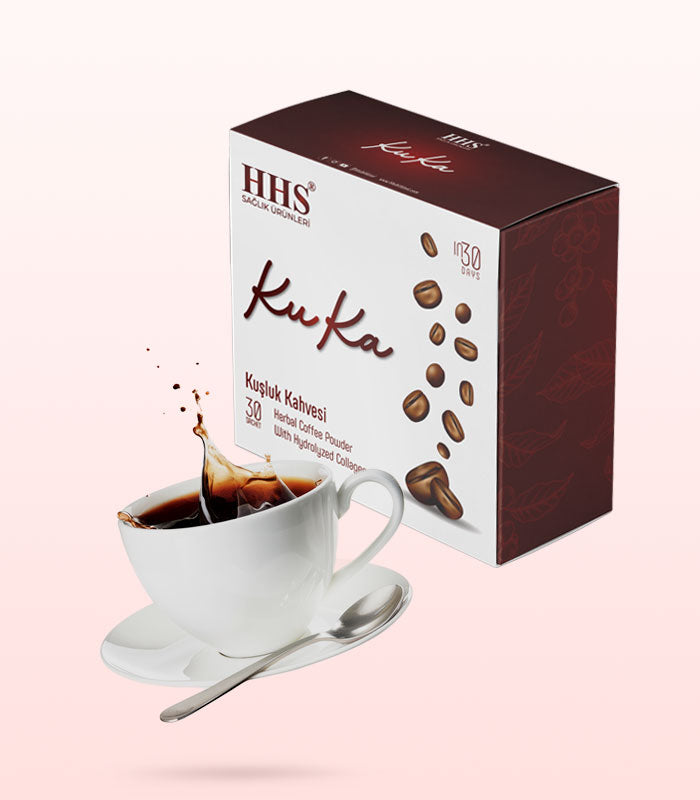 KuKa Natural Mid-Morning Coffee: Energy, Satiety, Skin Health, 30-Day Supply