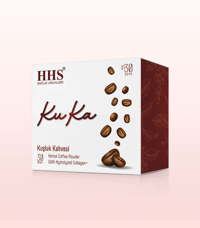 KuKa Natural Mid-Morning Coffee: Energy, Satiety, Skin Health, 30-Day Supply