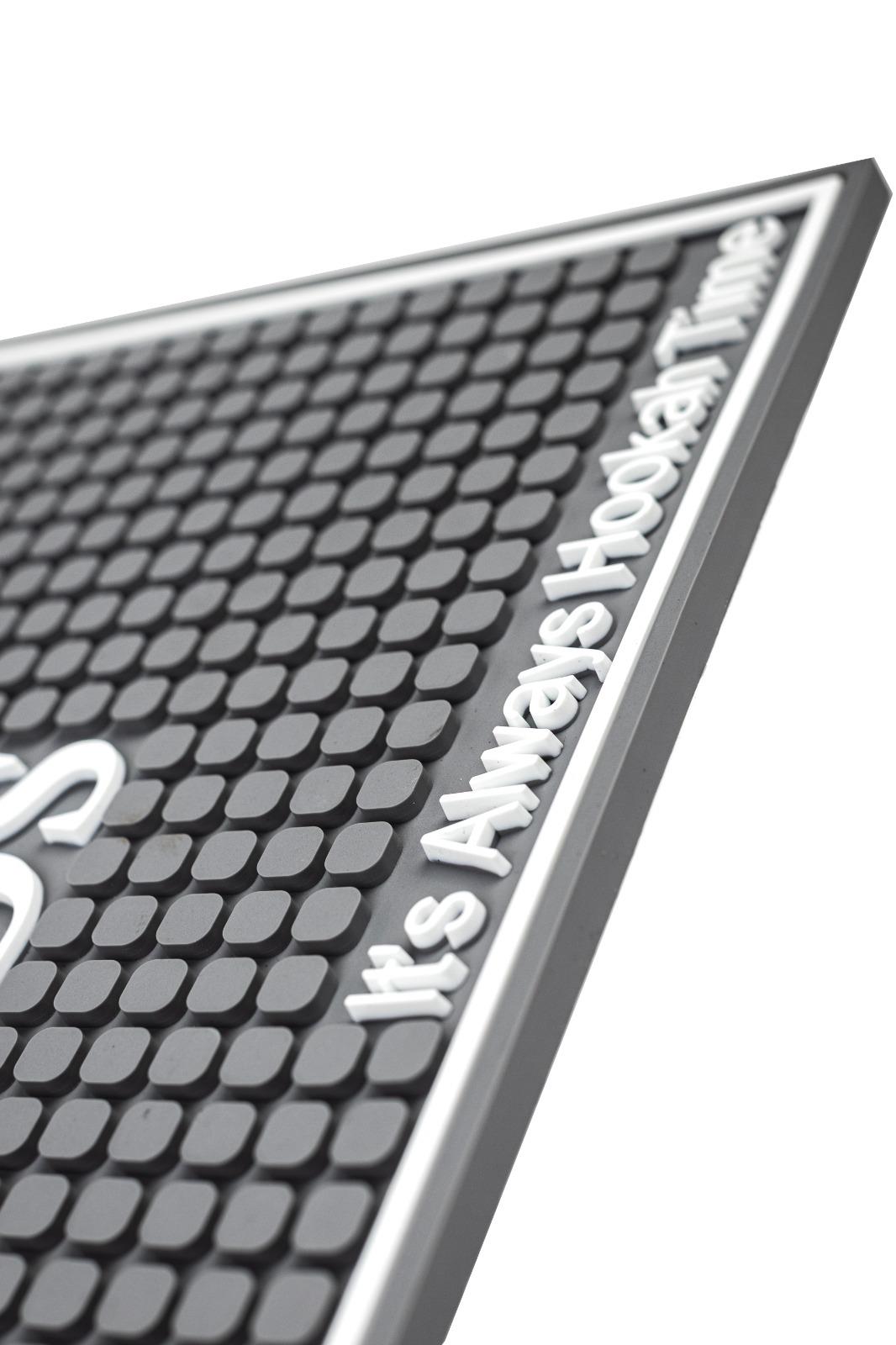 Premium MR.EDS Grey Silicone Mat Hookah Accessory for Drying and Protection