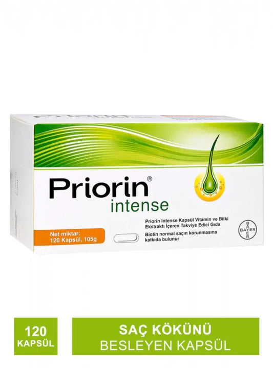 Priorin Intense 120 Capsules Hair Care Vitamin Supplement for Stronger Hair