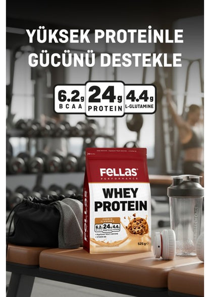 Fellas Performance Whey Protein Powder Trial Pack 525g - High Protein, BCAA, Vitamin B6