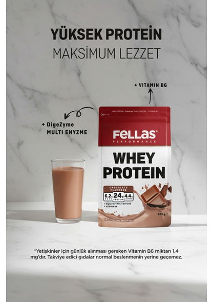 Fellas Performance Whey Protein Powder Trial Pack 525g - High Protein, BCAA, Vitamin B6