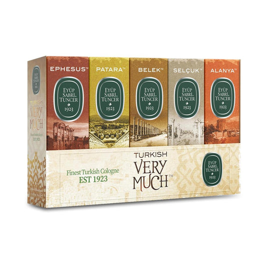 Eyüp Sabri Tuncer Turkish Very Much 5-Piece Mini Cologne Set, 16ml Travel Bottles