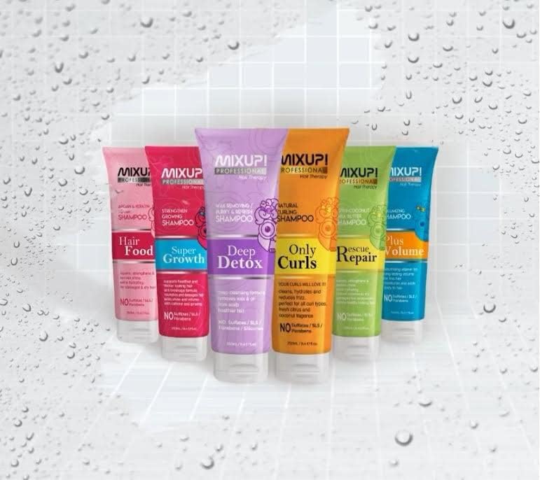 Mixup! Organic Purple Soft Touch Detangling Hair Brush for Gentle Styling