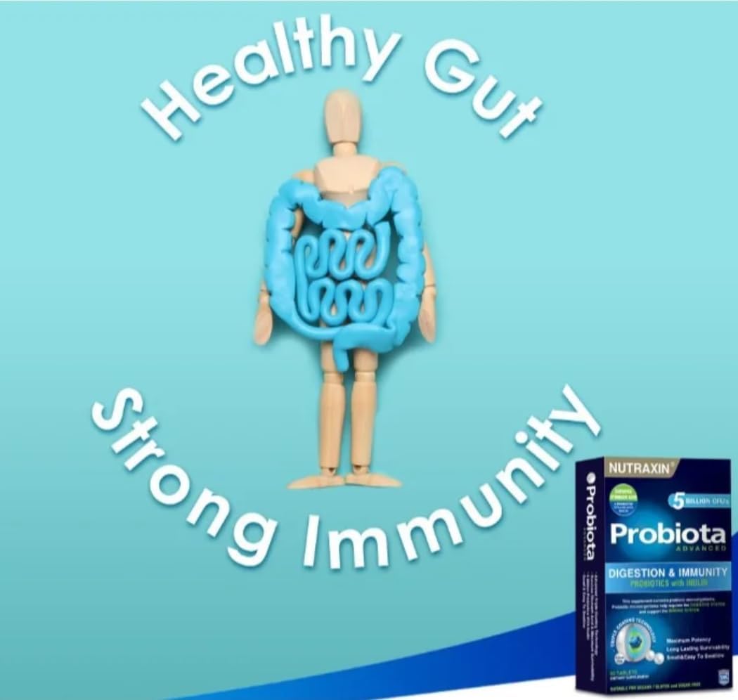 Nutraxin Probiota Advanced 60 Tablets for Digestive & Immune Health Support