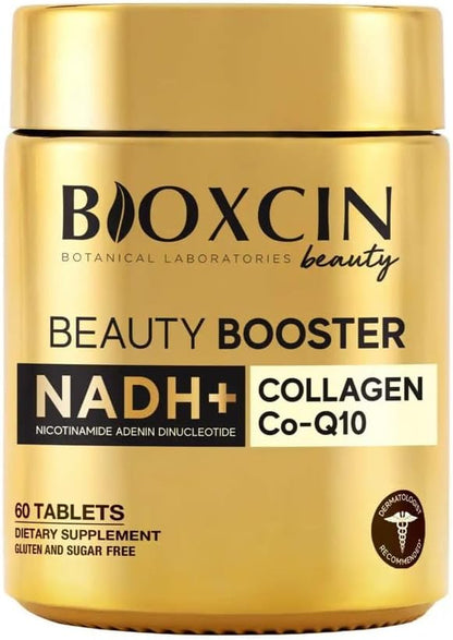 Bioxcin Beauty Booster Collagen NADH CoQ10 Biotin for Skin Hair Nails
