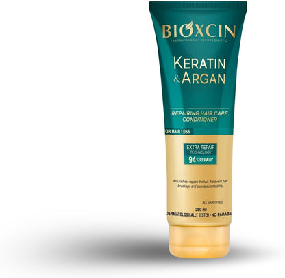 Bioxcin Keratin Argan Restorative Hair Repair Cream for Damaged Hair 250ml
