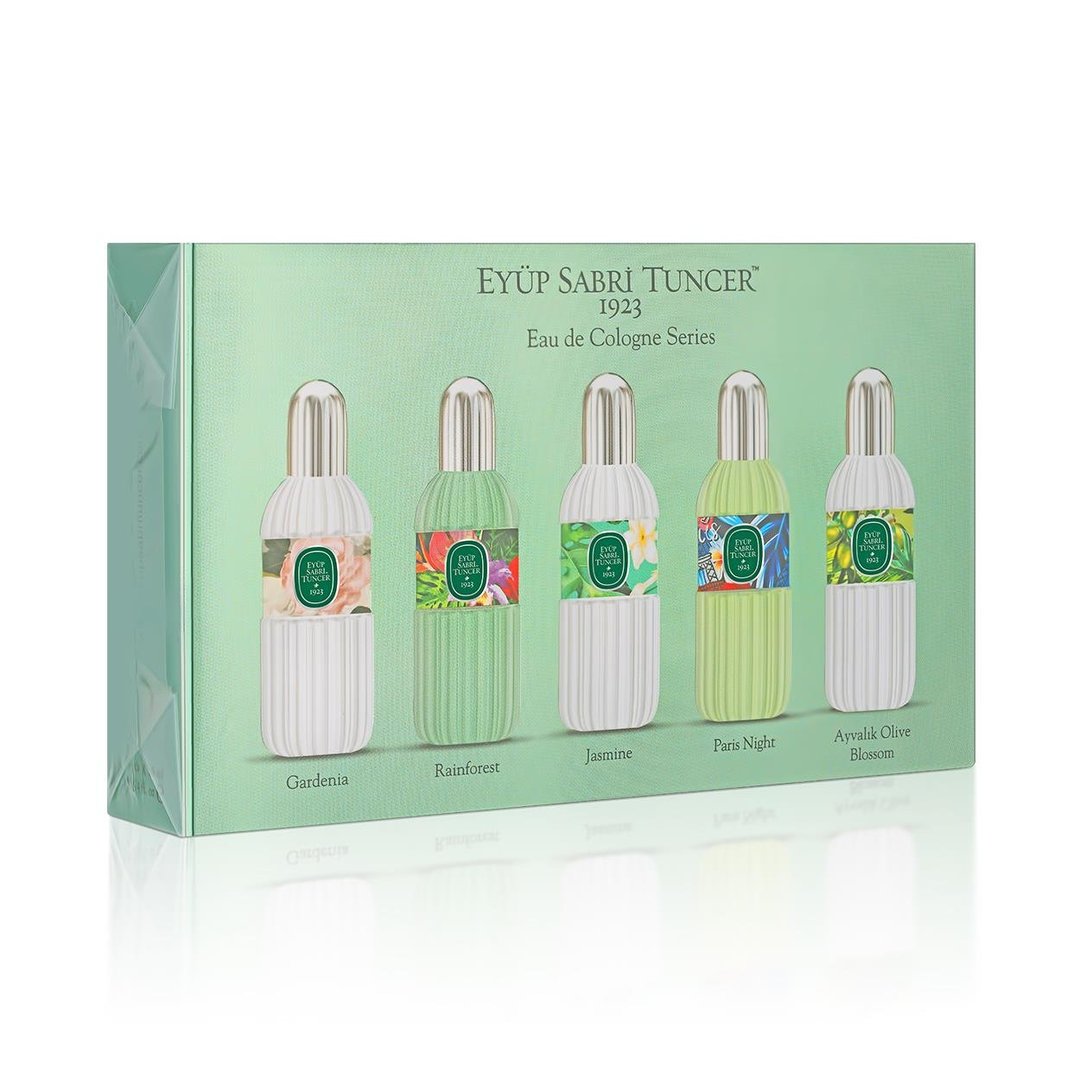 Eyüp Sabri Tuncer 5-Piece Mini Cologne Set 3 with Distinctive Spray Bottles