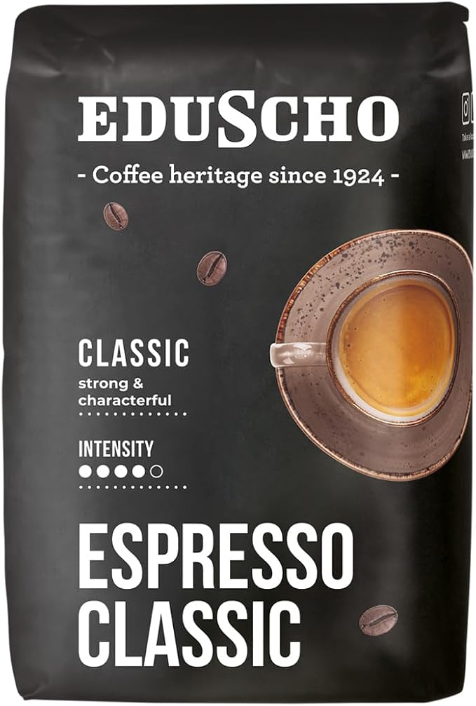Tchibo Eduscho Espresso Classic Whole Bean Coffee, 500g Intense Blend