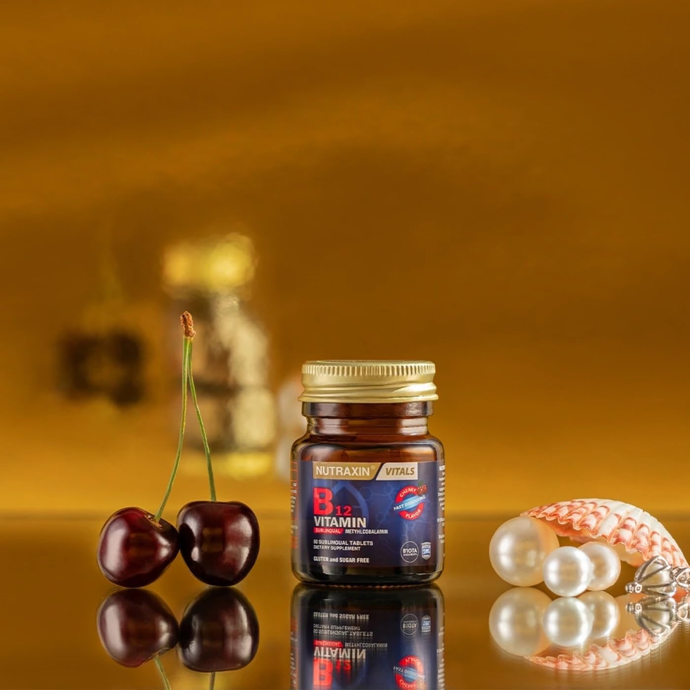 Nutraxin B12 1000mcg Methylcobalamin Sublingual Tablets: Vegan, Fast-Absorbing, 60 Count