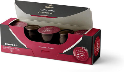 Tchibo Espresso Intense Aroma Coffee Capsules, 10-Pack - Robust Flavor