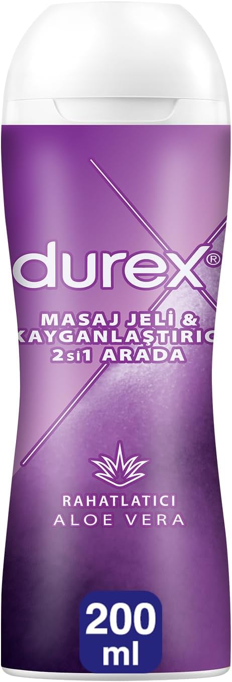 Durex Play Aloe Vera Water-Based 2-in-1 Soothing Lubricant & Massage Gel 200ml