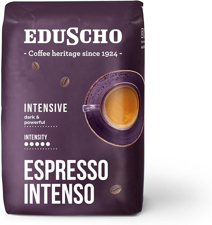 Tchibo Eduscho Espresso Intenso, Rich Full-Bodied Whole Bean Coffee, 500g