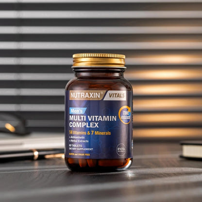 Nutraxin Men's Advanced Daily Multi Vitamin Complex – 60 Tablets for Energy & Wellness Support