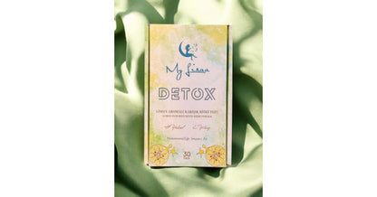 Premium Lemon Flavored Detox Herbal Powder Blend for Cleansing & Wellness