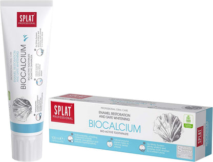 Splat Biocalcium Fluoride-Free Toothpaste 100ml for Strong Enamel & Daily Oral Care