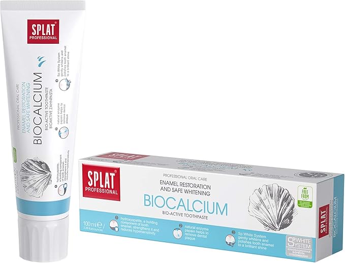 Splat Biocalcium Fluoride-Free Toothpaste 100ml for Strong Enamel & Daily Oral Care