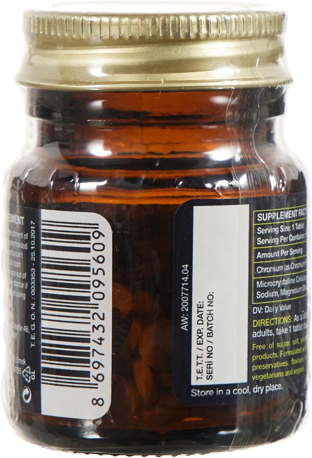 Nutraxin Chromium Picolinate 200 mcg Tablets: Advanced Blood Sugar Support, 90 Count