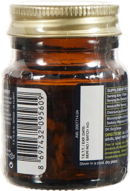 Nutraxin Chromium Picolinate 200 mcg Tablets: Advanced Blood Sugar Support, 90 Count