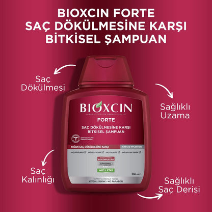 Bioxcin Forte Anti-Hair Loss Herbal Shampoo 900ml for Stronger Healthier Hair