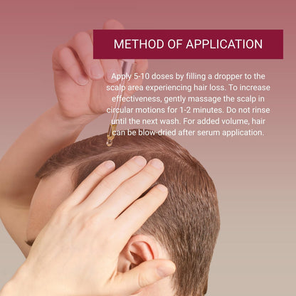 Bioxcin Forte Anti-Hair Loss Serum 3x50ml - Herbal Scalp Strengthening Treatment