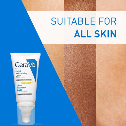 CeraVe AM Facial Moisturizer SPF50: Daily Hydrating Protection for Normal to Dry Skin