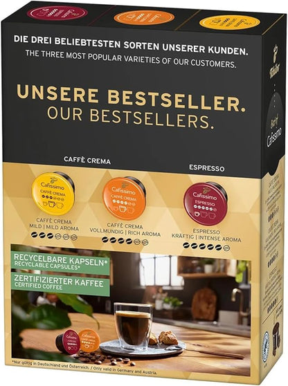 Tchibo Cafissimo 30 Count Coffee Capsules: Fine, Rich, Intense Aroma Set