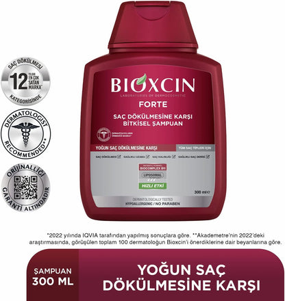 Bioxcin Forte Anti-Hair Loss Herbal Shampoo 900ml for Stronger Healthier Hair