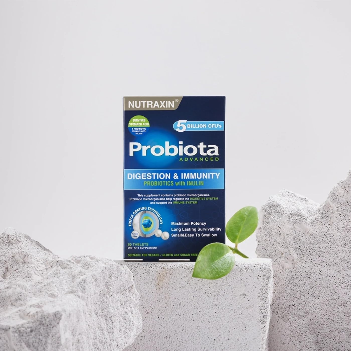 Nutraxin Probiota Advanced 60 Tablets for Digestive & Immune Health Support