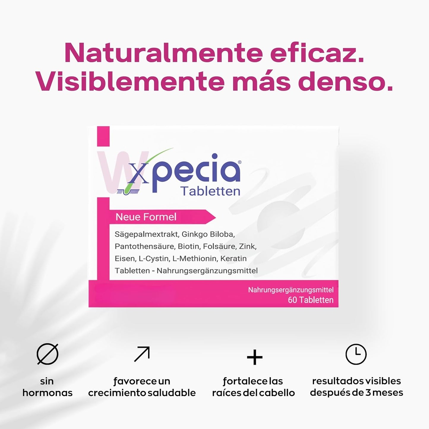 Xpecia Women's Advanced DHT Blocker Hair Growth Supplement - 60 Tablets