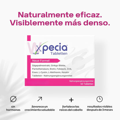Xpecia Women's Advanced DHT Blocker Hair Growth Supplement - 60 Tablets