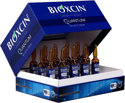 Bioxcin Quantum Bio-Activ Hair Thickening Serum Ampoules, 15x6ml 1-Month Supply