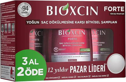 Bioxcin Forte Anti-Hair Loss Herbal Shampoo 900ml for Stronger Healthier Hair