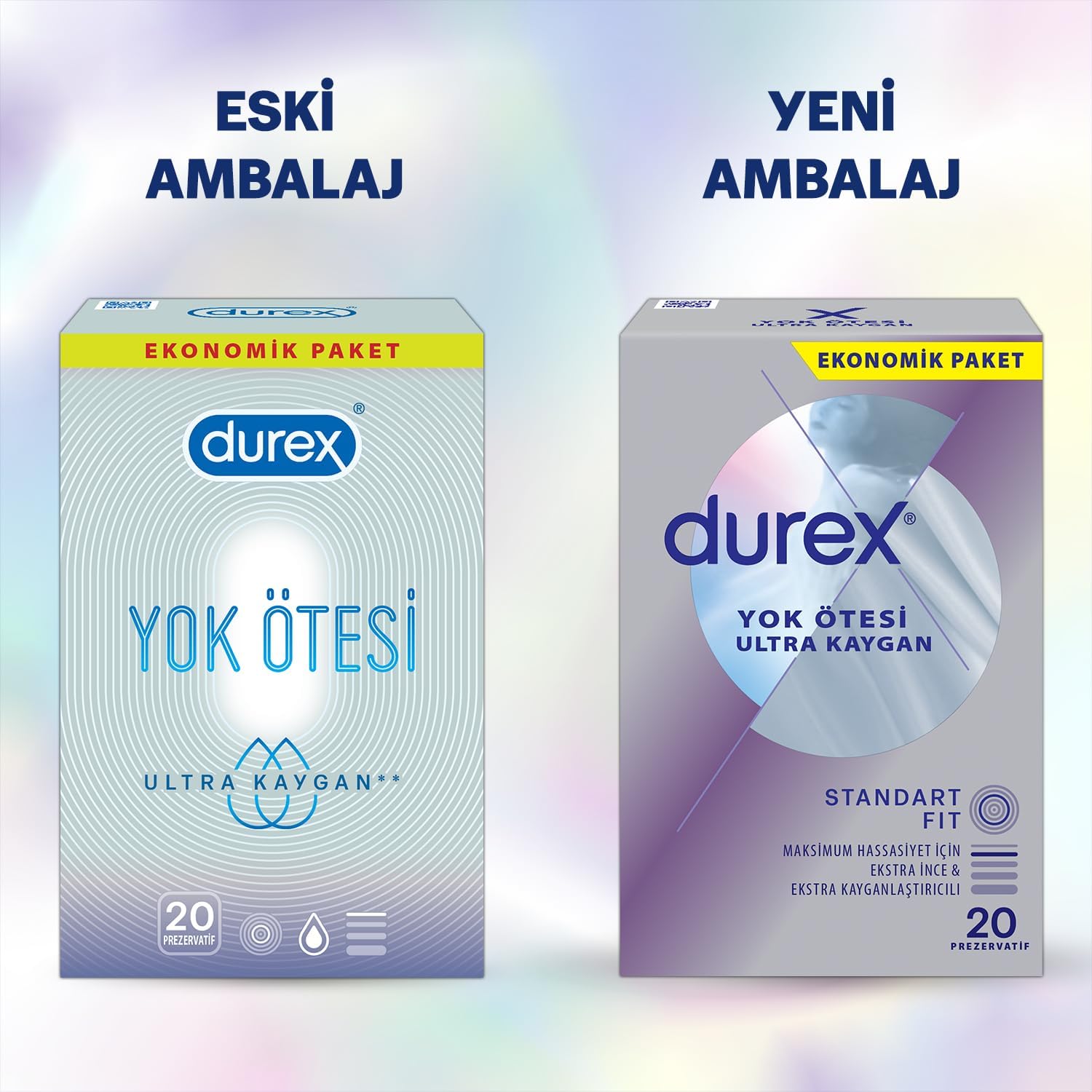Durex Ultra Thin Lubricated Condoms for Enhanced Sensitivity & Pleasure, 30-Count