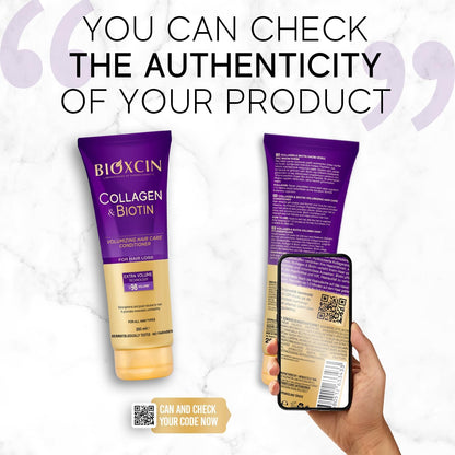 Bioxcin Collagen Biotin Volumizing Conditioner for Thin, Sparse Hair 250ml