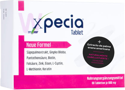 Xpecia Women's Advanced DHT Blocker Hair Growth Supplement - 60 Tablets