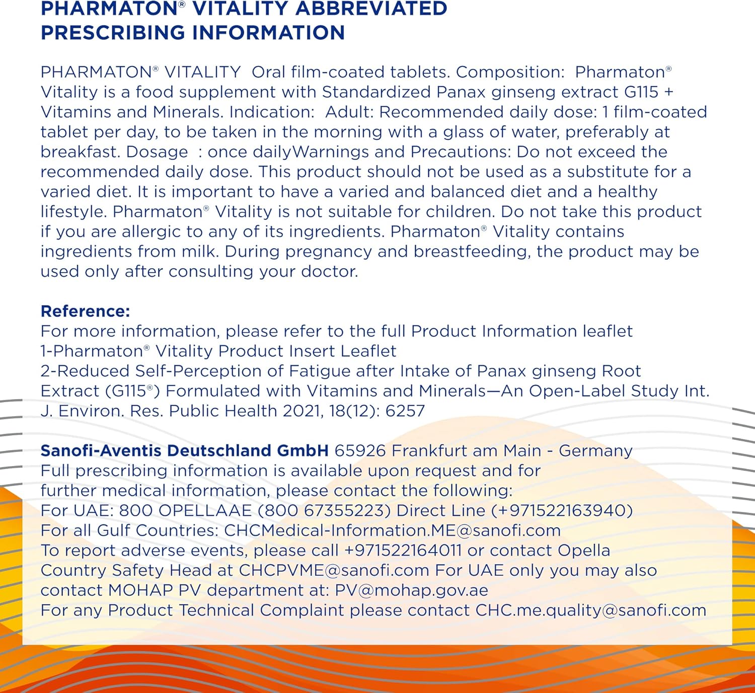 Pharmaton Daily Multivitamin Capsules with Ginseng G115 for Energy & Focus 30 Count